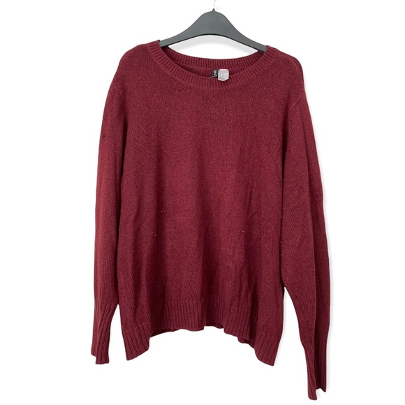 H&M Divided Red Knit Sweater - Picture 1 of 4